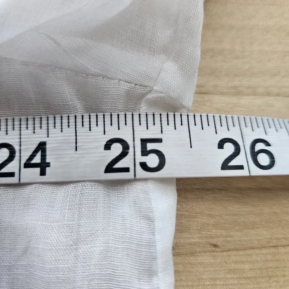 Banana Republic White Balloon Sleeve Peasant Blouse Sz Small Renfair - Picture 7 of 16